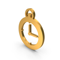 Stop Watch Icon Gold PNG & PSD Images