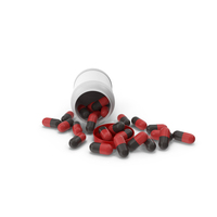 Open Pill Bottle PNG & PSD Images