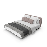 Flexform Grandemare Bed PNG & PSD Images