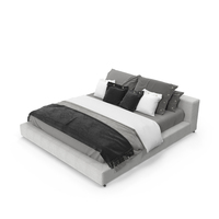 Flexform Groundpiece Bed PNG & PSD Images