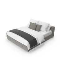 Flexform Groundpiece Slim Bed PNG & PSD Images
