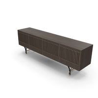 Vintage Style Wooden Sideboard PNG & PSD Images