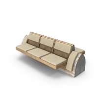 Sci Fi Public Sofa Double Sided PNG & PSD Images