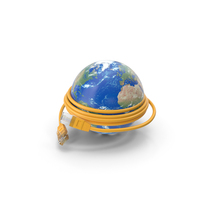 Network Cable Around The Globe PNG & PSD Images