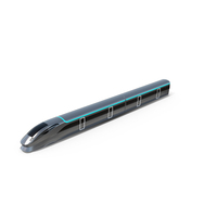 Futuristic Passenger Train Silver PNG & PSD Images