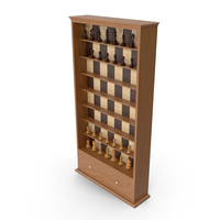 Vertical Wooden Chess Board PNG & PSD Images