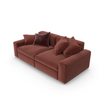 Poliform Dune Sofa 2 Seats PNG & PSD Images