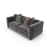 Poliform Dune Sofa 2 Seats PNG & PSD Images
