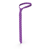 Striped Necktie Purple PNG & PSD Images