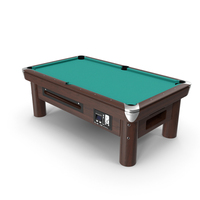 Pool Table Brunswick Green Empty PNG & PSD Images