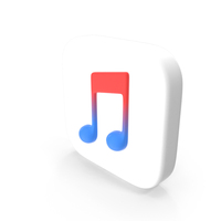 iPhone iOS Apple Music Icon PNG & PSD Images