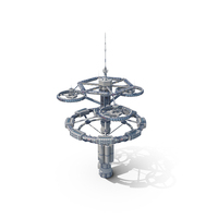 Sci Fi Space Station PNG & PSD Images