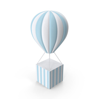 Hot Air Balloon Sculpture for Party Event Decoration PNG & PSD Images