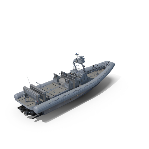 Inflatable Military Patrol Boat RHIB PNG & PSD Images