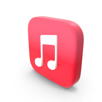 iPhone iOS Music Icon PNG & PSD Images