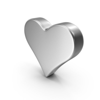 Silver Hearts Icon PNG & PSD Images