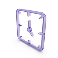Out Line Clock Icon PNG & PSD Images