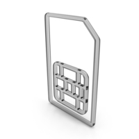 Sim Card Outline Icon PNG & PSD Images