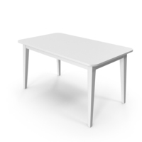 White Dining Table PNG & PSD Images