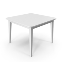 White Square Dining Table PNG & PSD Images