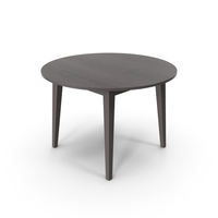 Black Round Dining Table PNG & PSD Images