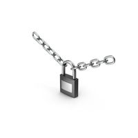 Hanging Chained Padlock PNG & PSD Images