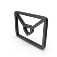Close Envelope Letter With Love Icon PNG & PSD Images