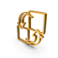 Out Line Two squares And Movement Arrows Icon PNG & PSD Images