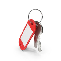 Red Hotel Room Keys Hanging PNG & PSD Images