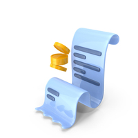 Cash Receipt Icon PNG & PSD Images