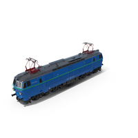 Blue Electric Locomotive ET-22 PNG & PSD Images