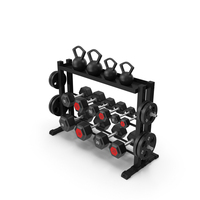 Dumbbell Rack PNG & PSD Images