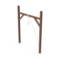Wild West Gallows Dark Wood PNG & PSD Images