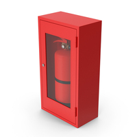 Fire Extinguisher Cabinet Set PNG & PSD Images