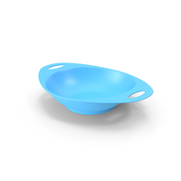 Blue Plastic Kids Bowl PNG & PSD Images