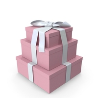 Gift Boxes Tied With Ribbon And Bow PNG & PSD Images