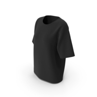 Black Oversized Women Shirt PNG & PSD Images