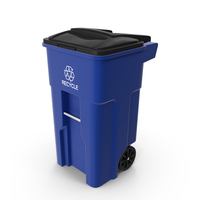 Residential Recycling Bin PNG & PSD Images
