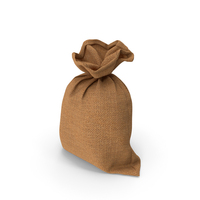 Burlap Sack Tied Closed PNG & PSD Images
