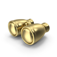binoculars Icon Gold PNG & PSD Images