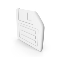 Floppy Disk Icon White PNG & PSD Images
