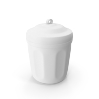 Trash Can White PNG & PSD Images