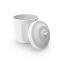 Trash Can Open White PNG & PSD Images