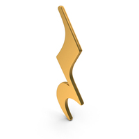 Gold Musical Melody Pause Icon PNG & PSD Images