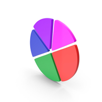 Pie Chat Coloured Icon PNG & PSD Images