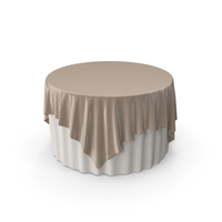 Circular Restaurant Tablecloth PNG & PSD Images