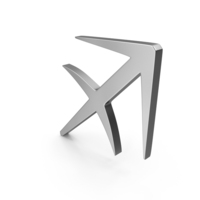 Sagittarius Astrology Symbol Silver PNG & PSD Images
