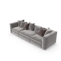 Poliform Dune Sofa 3 Seats PNG & PSD Images