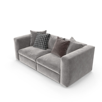 Poliform Dune Sofa 2 Seats PNG & PSD Images