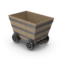 Wild West Mine Cart PNG & PSD Images